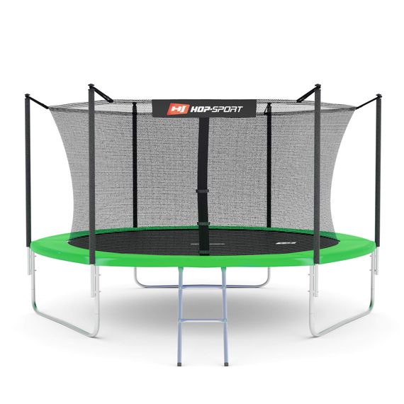 Батут Hop-Sport 10ft (305см) зелений з внутрішньою сіткою | Зображення 7