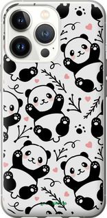 Чохол на iPhone 13 Pro Панди "4318t-2372-2448"