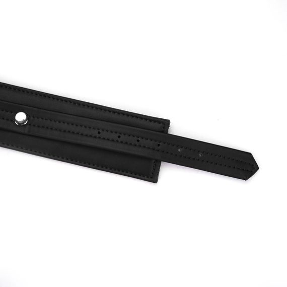 Поножі Liebe Seele Black Organosilicon Anklecuffs, екошкіра sexstyle | Зображення 3