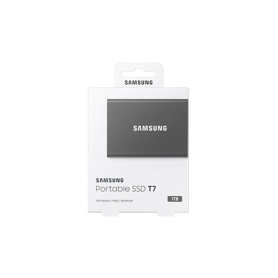 SSD накопичувач Samsung T7 1TB USB 3.2 GEN.2 Gray (MU-PC1T0T/WW) | Зображення 8