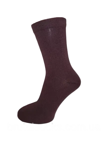 Высокие носки женские однотонные ТМ Twinsocks | Зображення 2