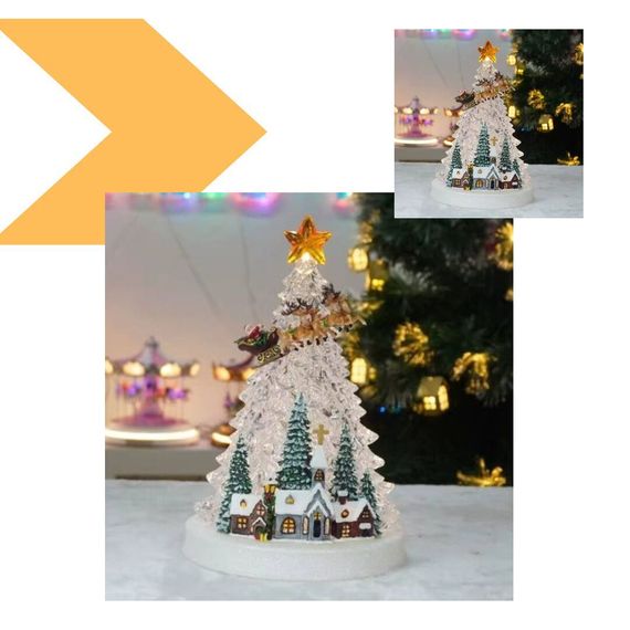 Новий нічник WDL-24080A – чарівний декор для святкового інтер'єру 31,5 см (47690-10101_1829) | Зображення 1