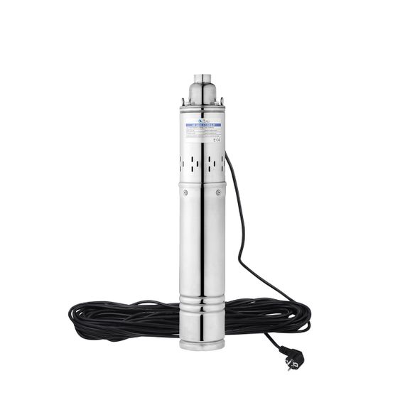 Насос глибинний шнековий Agua 4S QGD2,1-80-0,37 Hmax 80 м Qmax 35 л/хв P 370 Вт з вбудованим конденсатором | Зображення 2