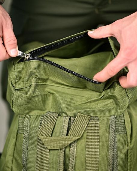 Тактичний рюкзак 70 л армійський рюкзак для туризму похідний наплічник великий для полювання та риболовлі | Зображення 6