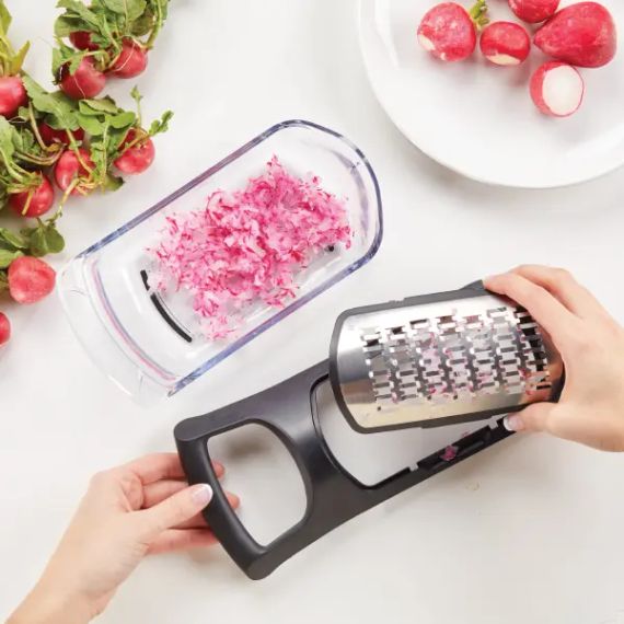 Набір Терок Soft Touch Container Grater Set Терки 4в1 | Зображення 5