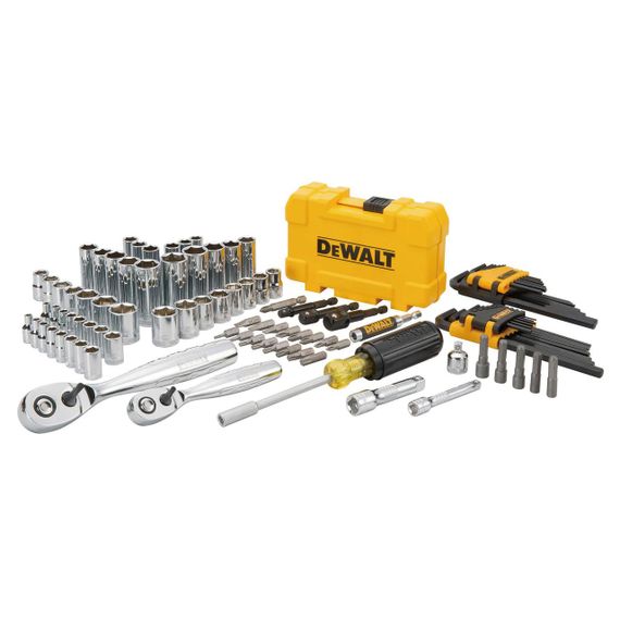 Набір головок, біт, шестигранних ключів 1/4 і 3/8, 108 предметів. DeWALT DWMT73801-1 | Зображення 1