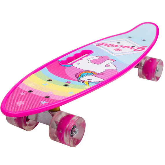 Пенни борд "Penny Cruiser" с ручкой Розовый | Зображення 2