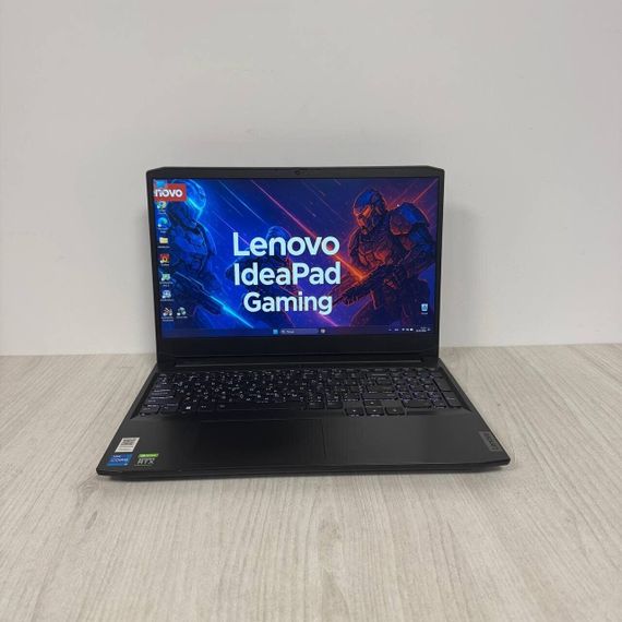 Игровой ноутбук Б-класс Lenovo IdeaPad Gaming 3 15IHU6 / 15.6" (1920x1080) IPS / Intel Core i5-11320H (4 (8) ядра по 2.5 - 4.5 GHz) / 8 GB DDR4 / 512 GB SSD / nVidia GeForce RTX 3050, 4 GB GDDR6, 128-bit / WebCam б/у | Зображення 1