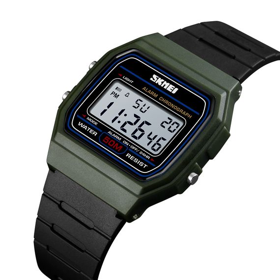 Наручний годинник Skmei 1412AG Army Green | Зображення 2