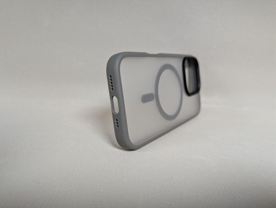 Чохол для iPhone 16 Pro / Айфон 16 Про Wave Matte Insane, TPU, матовий, напівпрозорий, сірий | Зображення 2