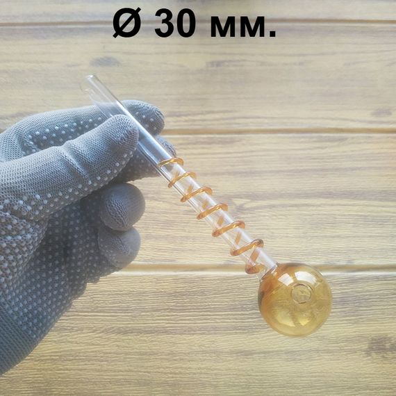 Стеклянная трубка Spira Oil Yellow