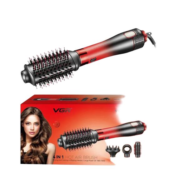 Фен-щітка VGR V-484 RED 4в1 (45585-V484_849) | Зображення 2