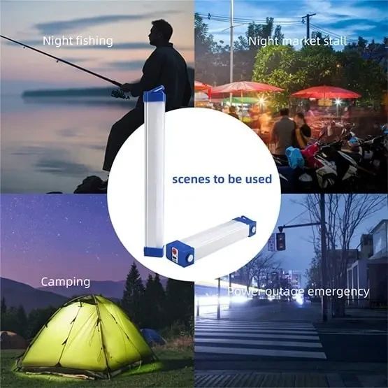 USB LED лампа аварийная, с  магнитами и подвеской | Зображення 4