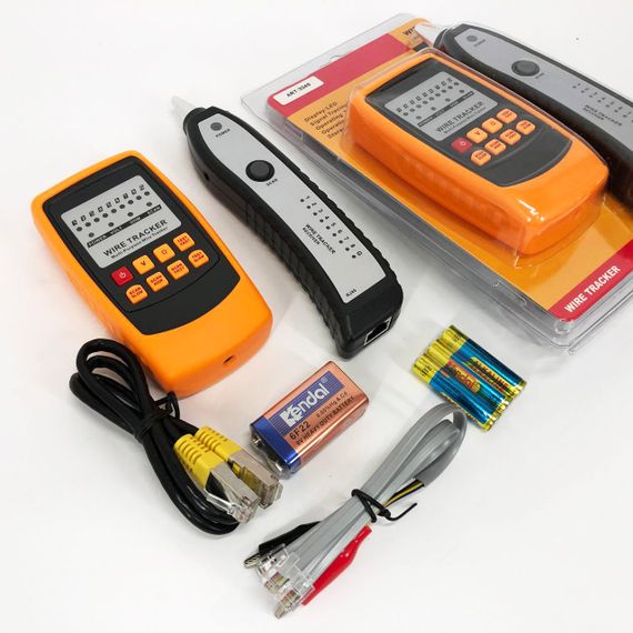 Кабельний LAN тестер трасошукач Веnеtесh GМ 6О з роз'ємами RJ-11 і RJ-45 шукач дротів індикатор проводки MV-98 | Зображення 8