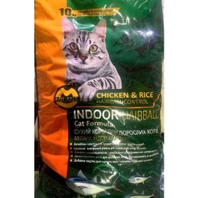 NutraFiveStars Мілана Індор Хайрбол MILANA Indoor Hairball Сухий корм для для дорослих котів з функцією виведення шерсті. 10 кг.