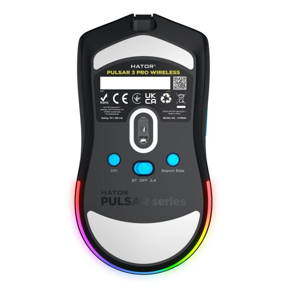 Мишка Hator Pulsar 3 Pro Wireless Black (HTM640) | Зображення 5