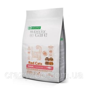 Сухой корм для котов с рыжей и коричневой шерстью Nature's Protection Superior Care Red Cats Grain Free with