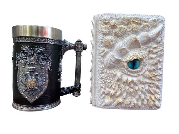 Подарунковий набір Кухоль 3D Щит і Корона та Блокнот 3D «Око Крижаного Хранителя»
