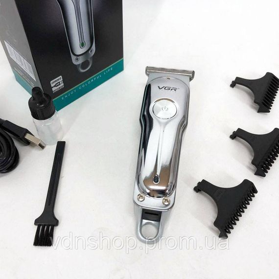 Малошумна машинка для стрижки волосся VGR, Сімейна машинка для стрижки волосся, Тример бездротовий CW-50 | Зображення 2