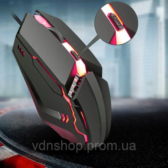 Ігровий комплект клавіатура та миша навушники килимок 4в1 Linmoni TF-400 Kit з RGB підсвічуванням для геймерів | Зображення 4