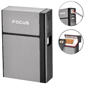 ЮСБ Зажигалка - Портсигар Для Пачки Focus Silver  ПА-5