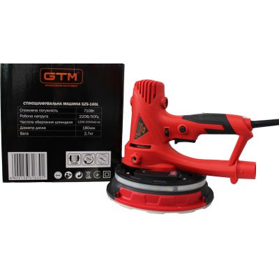 Шлифовальная машина GTM для стен SZS-180L (жираф) 180мм, 710Вт, 1200-2500 об/мин (SZS-180L) | Зображення 7