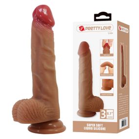 Фалоімітатор PRETTY LOVE Lisle 8.1 Super Soft Liquid Silicone Dildo Sex Aura