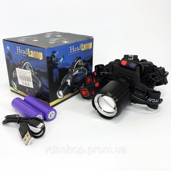 Ліхтар на лоб потужний PLD-T115-2PM10-TG (white+red), Світлодіодний ліхтар на лоб NZ-39 | Зображення 8