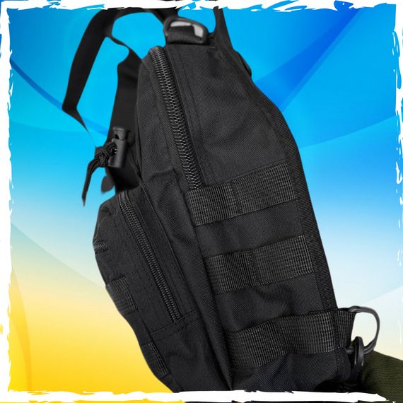 Тактична сумка нагрудна. Сумка військова, камуфляжна. Сумка через плече тактична | Зображення 1