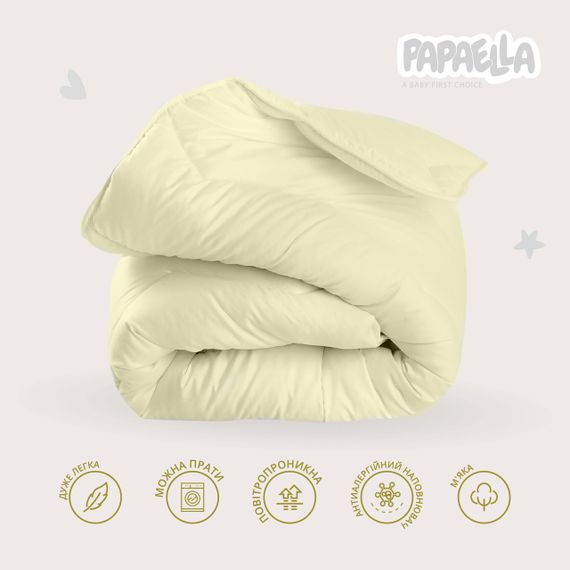 Детский набор в кроватку Comfort ТM PAPAELLA одеяло 100х135 см и подушка 40х60 см, антиаллергенные, | Зображення 4