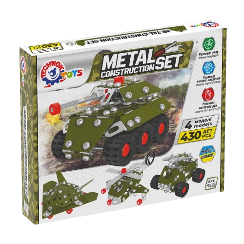 Іграшка Конструктор металевий Технок 9512 | Зображення 5