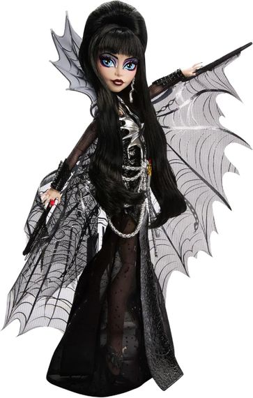 Коллекционная кукла Эльвира повелительница тьмы Mattel Monster High Skullector Elvira Mistress of The Dark | Зображення 2