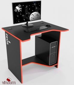 Стол геймерский ZEUS Sputnik черно-красный