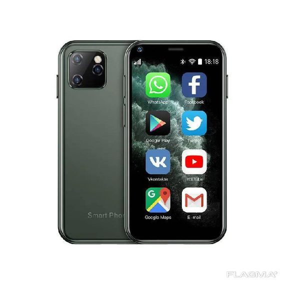 Маленький мобильный смартфон сенсорный GtStar Soyes XS 11 Green | Зображення 8