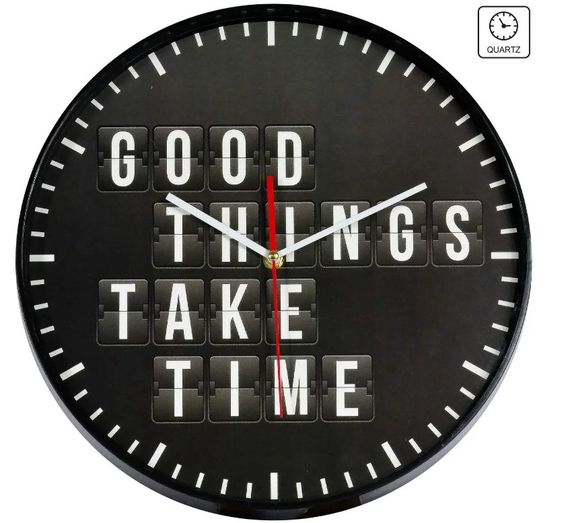 Годинник настінний Technoline 775485 Good Things Take Time (775485) (DAS301212) | Зображення 1