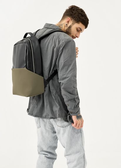 Чоловічий рюкзак Sambag ZARD DART чорний з хакі 44 х 31 х 15 см (25523119m) | Зображення 5