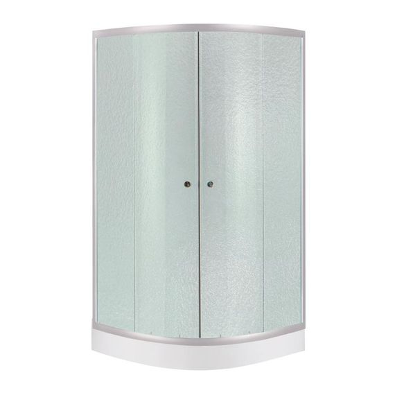 Душова кабіна Lidz Latwa SC90x90.SAT.LOW.FR, скло Frost 4 мм + піддон Kupala