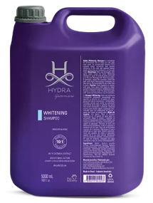 Відбілюючий шампунь для собак та котів Hydra GROOMERS Whitening Shampoo, 5 л