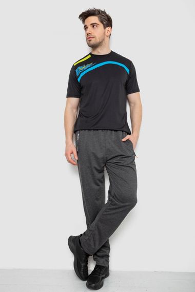 Спорт штани чоловічі, колір темно-сірий, 244R403 | Зображення 1