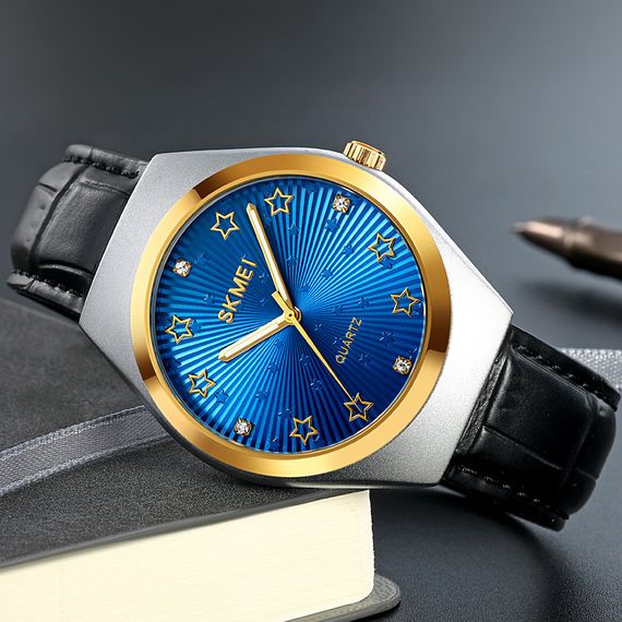 Класичний чоловічий годинник Skmei 2058BU Blue | Зображення 3