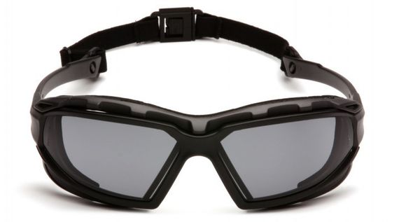 Окуляри захисні з ущільнювачем Pyramex Highlander-PLUS (gray) Anti-Fog, чорні | Зображення 1