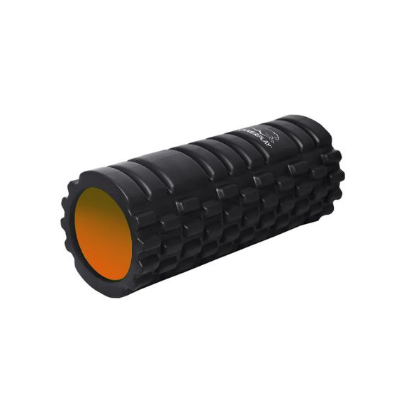 Масажний ролик (роллер) PowerPlay 4025 Massage Roller Чорно-помаранчевий (33x15см.) | Зображення 1