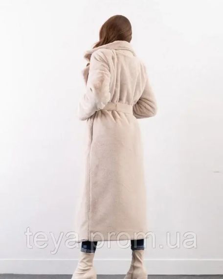 Пальто колір бежевий розмір XL FI_009098 | Зображення 2