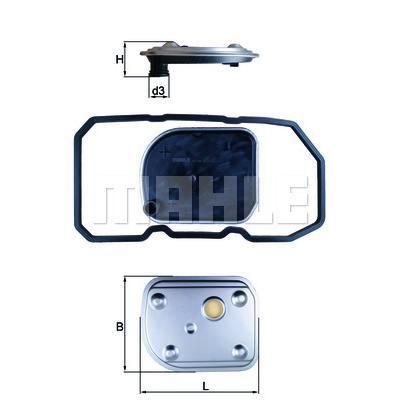 Фильтр АКПП Mahle HX158D