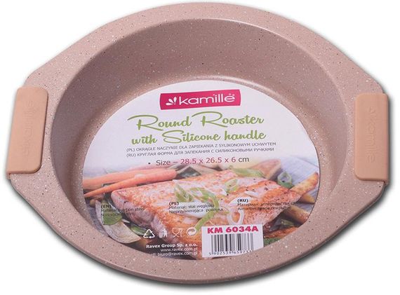 Форма Kamille Marble Ø26.5 з силіконовими ручками | Зображення 1