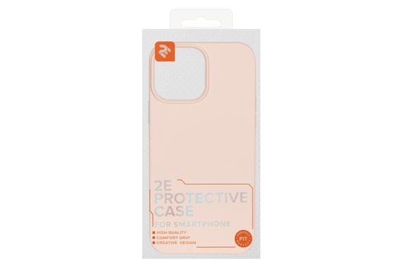 Чехол 2Е Basic для Apple iPhone 13 Pro Max , Liquid Silicone, Sand Pink (2E-IPH-13PRM-OCLS-RP) | Зображення 1