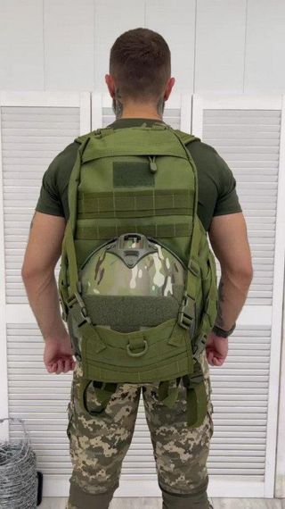 РЮКЗАК С ДЕРЖАТЕЛЕМ ДЛЯ ШЛЕМА BADGER OUTDOOR GUNNY 30Л   РН3123 | Зображення 8
