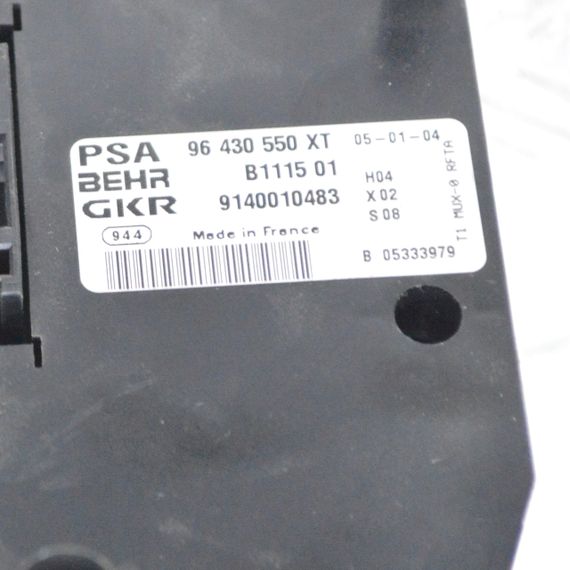 Блок управління пічкою кліматом Peugeot 206 блок кондиціонера Пежо 96430550XT | Зображення 3