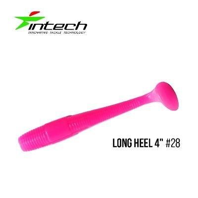 Силиконовая приманка, Съедобный силикон Intech Интеч Long Heel 4"6 шт #28