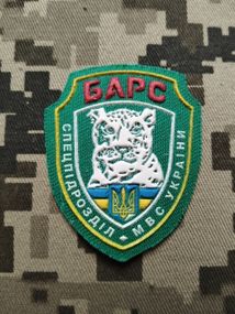 Шеврон Кокарда Барс / зелена